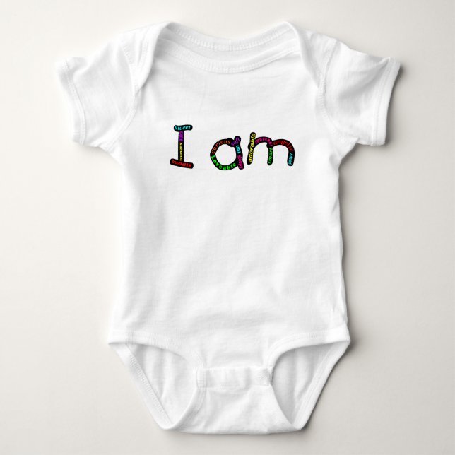 Mig bodysuit för förmiddagbebisjersey t-shirt (Framsida)