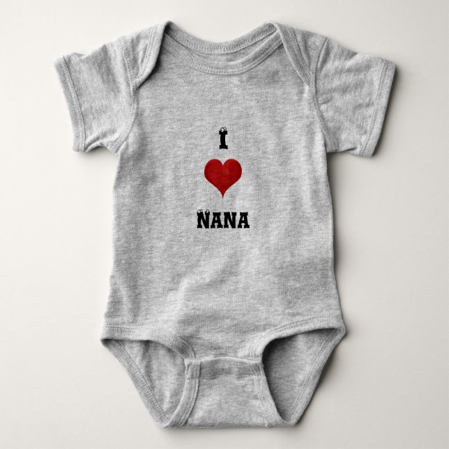 Mig Bodysuit för hjärtaNana baby Tee (Framsida)