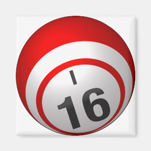 Mig bollmagnet för bingo 16 magnet