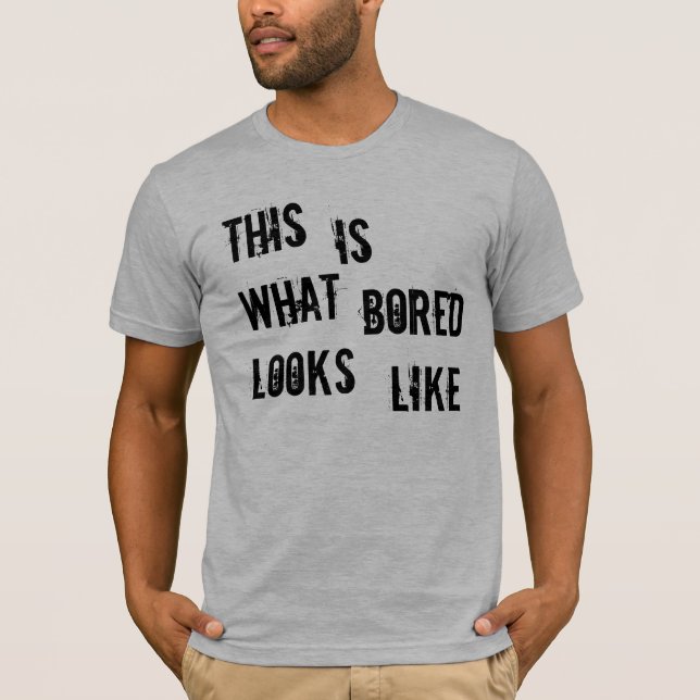 Mig borrad förmiddag t-shirt (Framsida)