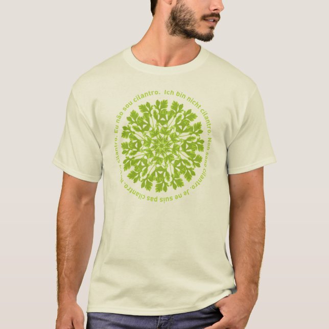 Mig cilantro för förmiddag inte. tshirt 02 tröja (Framsida)