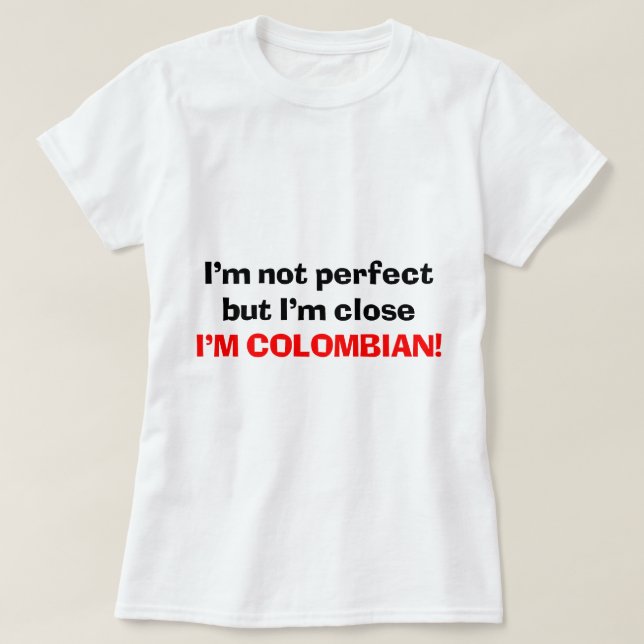 Mig COLOMBIANSK förmiddag Tröja (Design framsida)