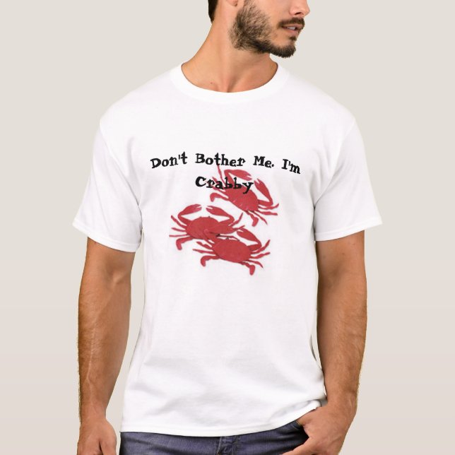 Mig Crabby förmiddag Tee Shirt (Framsida)