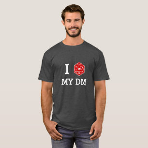 Mig d20 min DM-T-tröja (jag älskar min DM), Tee Shirt