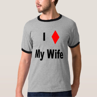 Mig diamant min fru tee shirt