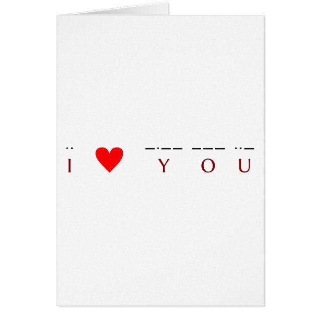 Mig ♥ dig ·,·, ♥ -·,-- --- ·,·,- hälsningskort (Framsidan)