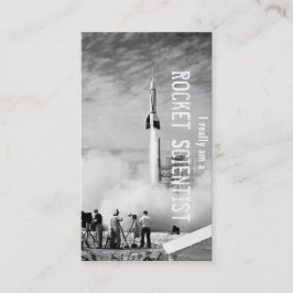 Mig egentligen förmiddag en raketforskare visitkort