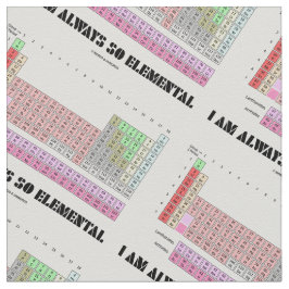 Mig elementära periodiska bordinslag för förmiddag tyg
