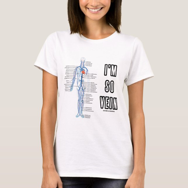 Mig fåfänga förmiddag så åder (/den cirkulations- t-shirt (Framsida)