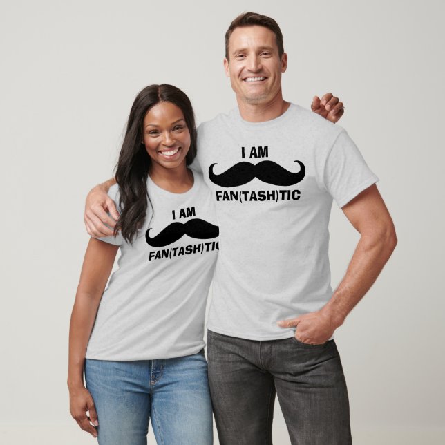 Mig fantastisk mustasch för förmiddag tee shirt (Unisex)