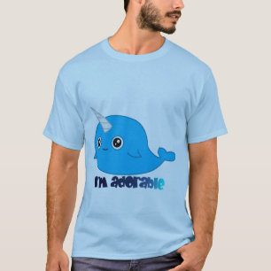 Mig för Narwhal för förmiddag förtjusande T-shirt