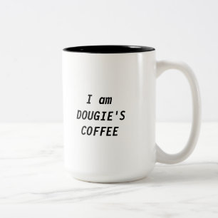 Mig för s-KAFFE för förmiddag [DITT NAMN] 'mugg Två-Tonad Mugg