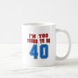 Mig för ung förmiddag som är 40 kaffemugg