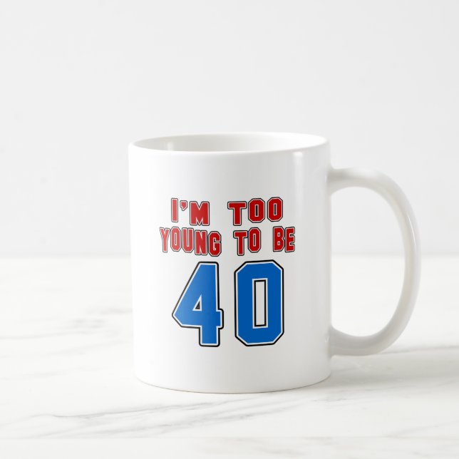 Mig för ung förmiddag som är 40 kaffemugg (Höger)
