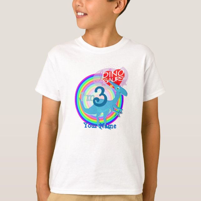 Mig förmiddag 3 - 3rd T-tröja för namn för T Shirt (Framsida)