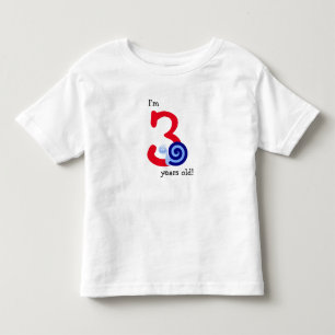 "Mig förmiddag 3 gammala år!", + Gullig lycklig T Shirt