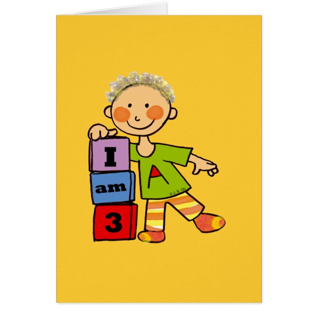 Mig förmiddag 3 hälsningskort (Framsidan)