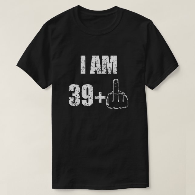 Mig förmiddag 40 år gammal rolig manar skjorta tee shirt (Design framsida)