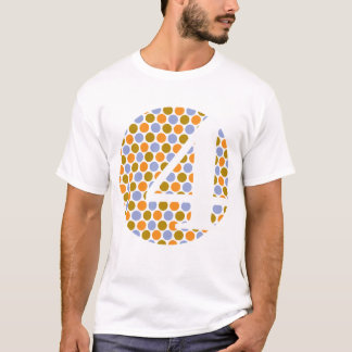 Mig förmiddag 4! PolkaDottin vit/orange T Shirt