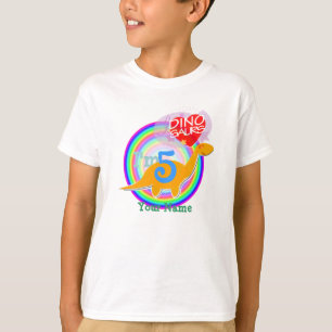 Mig förmiddag 5 - 5th födelsedagfirandeDino Tee Shirt