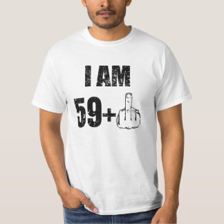 Mig förmiddag 60 år gammal rolig födelsedagmanar tee
