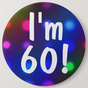 Mig förmiddag 60! Födelsedagen knäppas klämmer Knapp