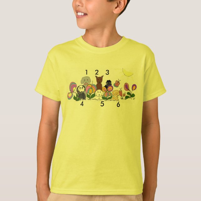 Mig förmiddag   6 tee shirt (Framsida)