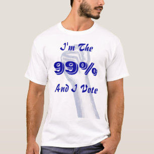 Mig förmiddag 99%en (och jag rösta), t shirt