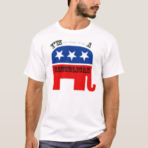 Mig förmiddag (att ila för att vara) en republik t shirt
