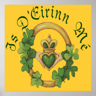 Mig förmiddag av Irland Poster