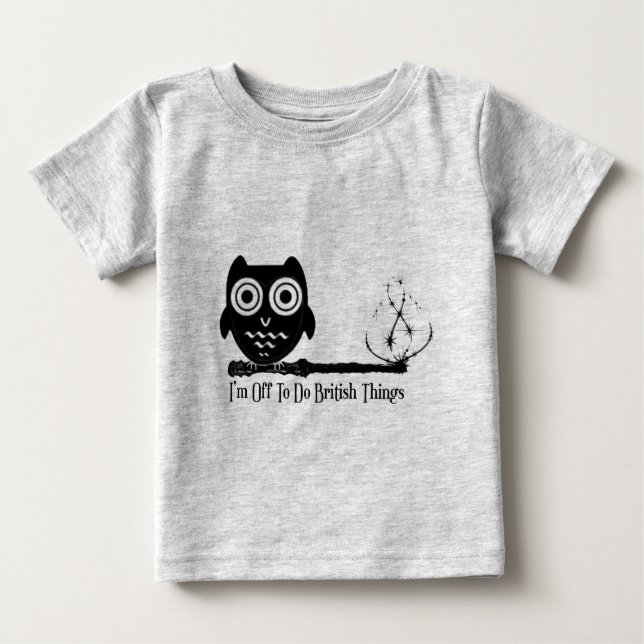 Mig förmiddag av som gör brittiska saker t-shirt (Framsida)