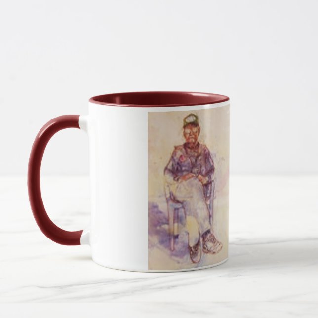 Mig förmiddag avgådd mugg (Vänster)