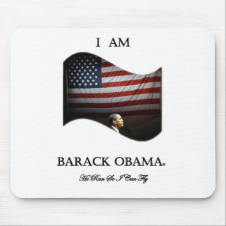 Mig förmiddag Barack Obama (färg) Musmatta