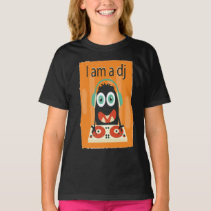 "Mig förmiddag barnmanar för en DJ" roliga gulliga T-shirt