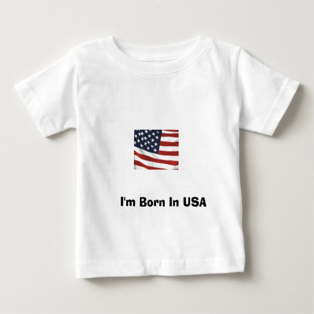 Mig förmiddag bördiga USA T Shirt (Framsida)