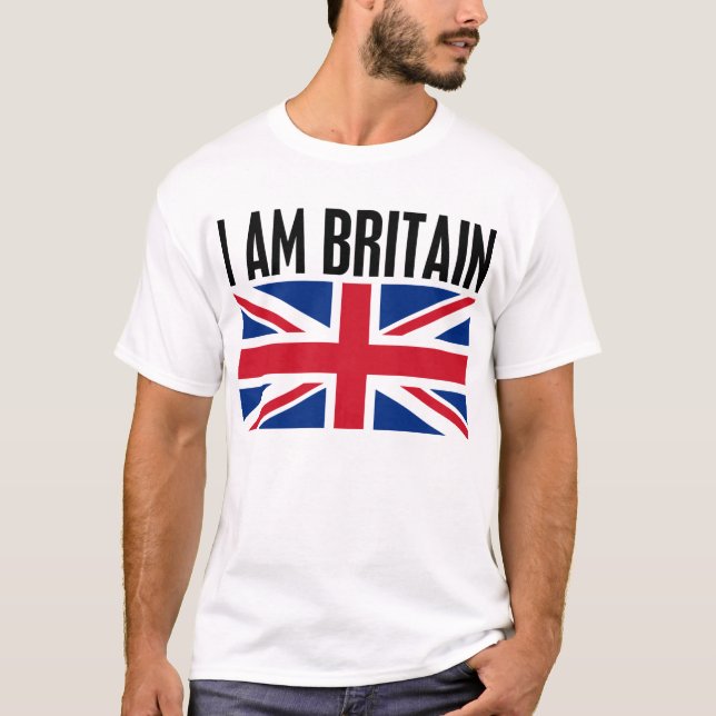 Mig förmiddag Britannien Tee Shirt (Framsida)