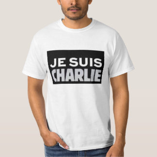 MIG FÖRMIDDAG CHARLIE, JE SUIS CHARLIE T-SHIRT