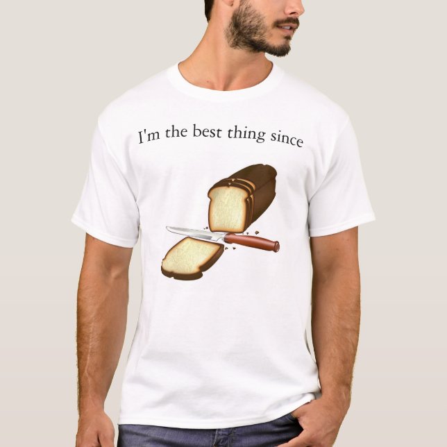 Mig förmiddag den bäst saken sedan skivat bröd tee shirt (Framsida)