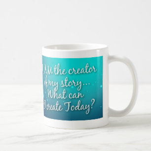 Mig förmiddag den inspirera kaffemuggen för kaffemugg