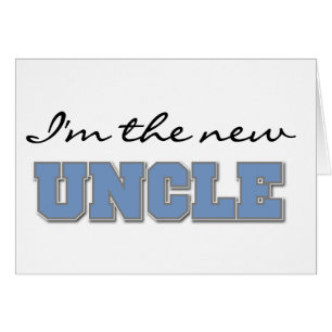 Mig förmiddag den nya unclen hälsningskort