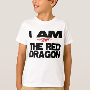 Mig förmiddag den röda draken t-shirt