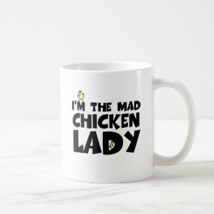 Mig förmiddag den tokiga fega damen kaffemugg