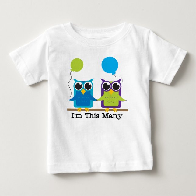 Mig förmiddag dessa många - två! t-shirt (Framsida)