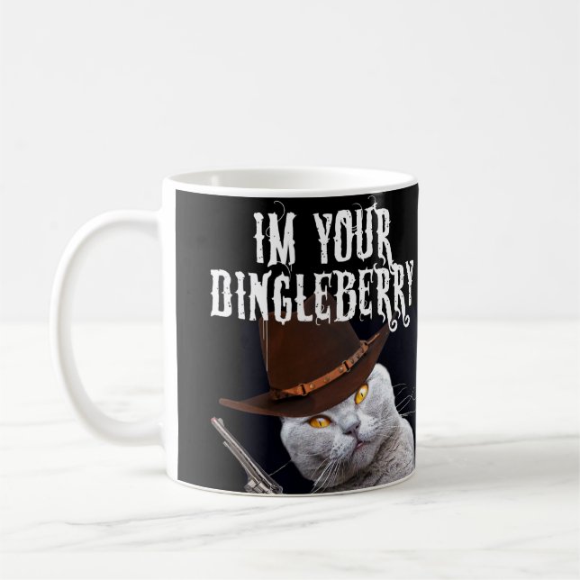 Mig förmiddag din Dingleberry Kaffemugg (Vänster)