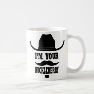Mig förmiddag din huckleberrymugg kaffemugg