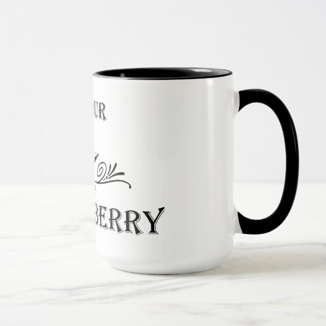 Mig förmiddag din Huckleberrymugg Mugg (Höger)