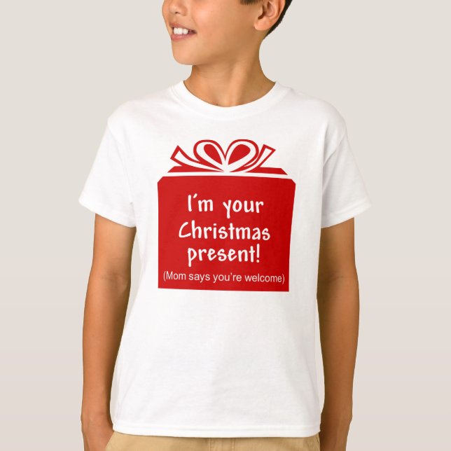 Mig förmiddag din julklappbebisskjorta tröja (Framsida)