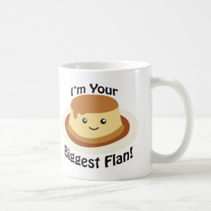 Mig förmiddag din största Flan Kaffemugg