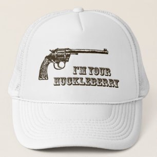 Mig förmiddag ditt westerna vapen för Huckleberr Truckerkeps