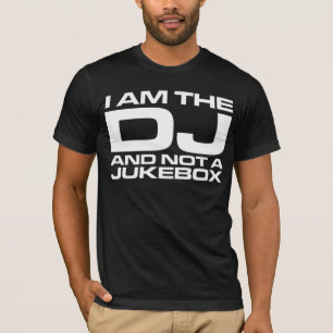Mig förmiddag DJEN och inte en Jukebox - mörk T-shirt
